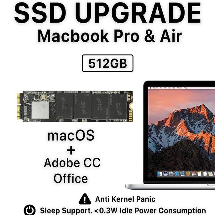 SSD MacBook Pro Retina 512GB 2013 2014 2015 13 Dan 15 Inch 512 GB