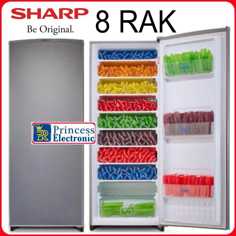 Ready Kulkas Freezer Sharp 8 Rak untuk Asi atau Es batu