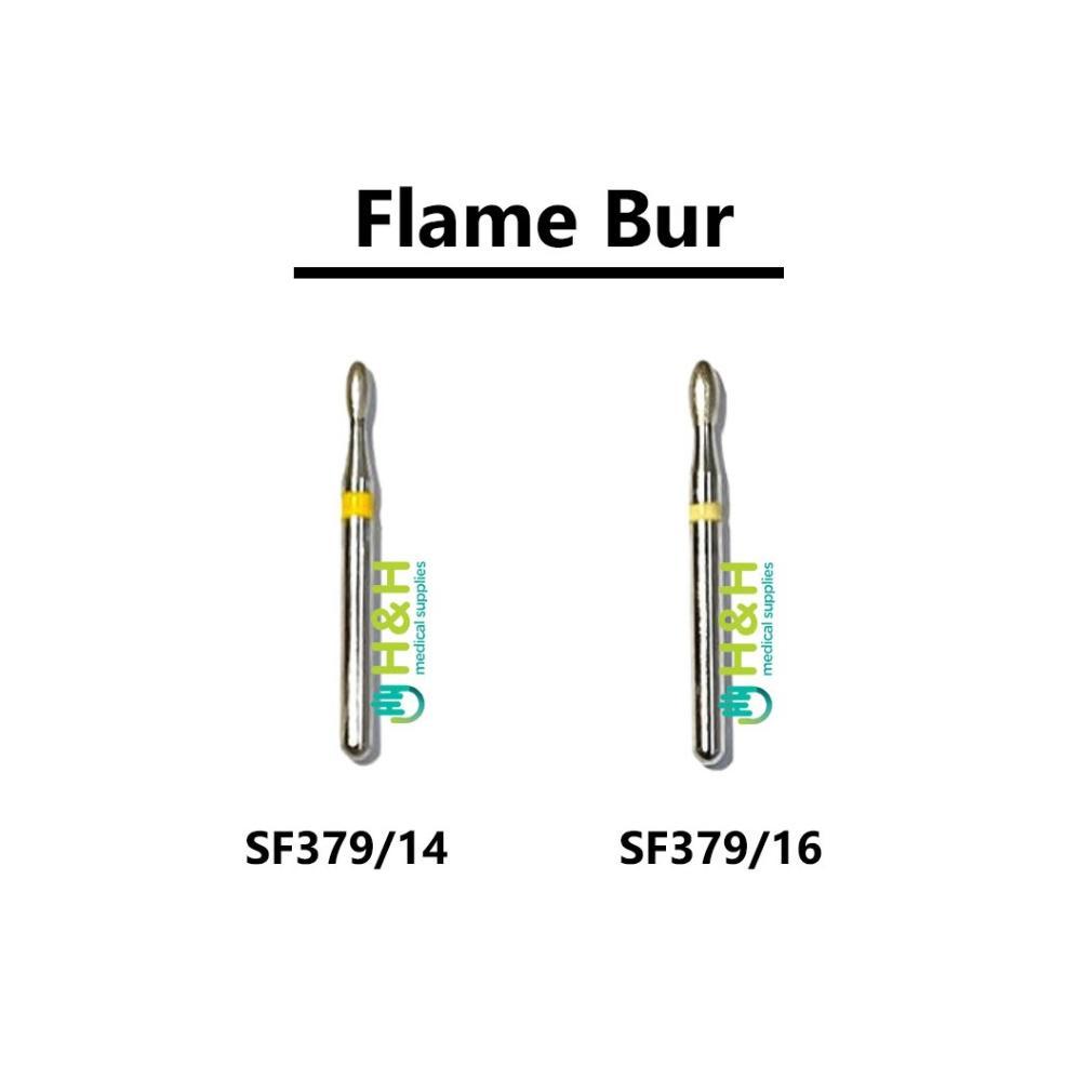 Flame Bur / Bur Flame Gigi / Dental Bur Flame