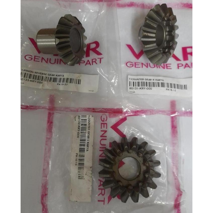 Promo Viar Genuine Parts, Gear Pinion Set Gardan Depan, New Karya 150, 200,