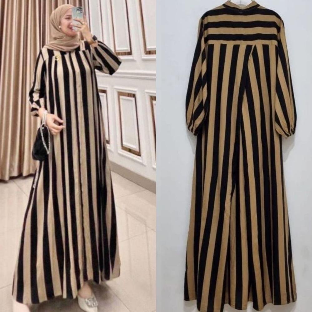 100% AMAN ATIYA DRESS / GAMIS RAYON KOMBINASI / GAMIS RAYON MOTIF SALURg