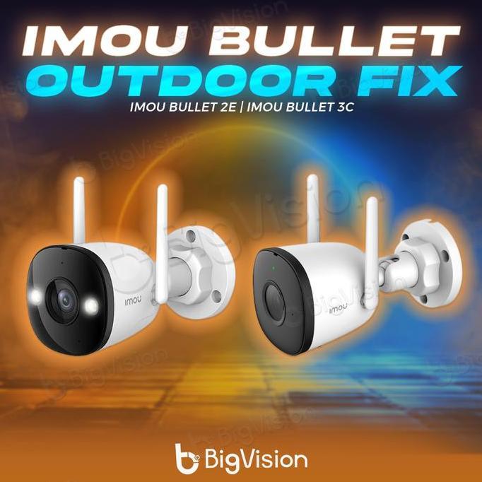 TERBARU - IMOU BULLET KAMERA CCTV WIFI CAMERA OUTDOOR FIX LENS