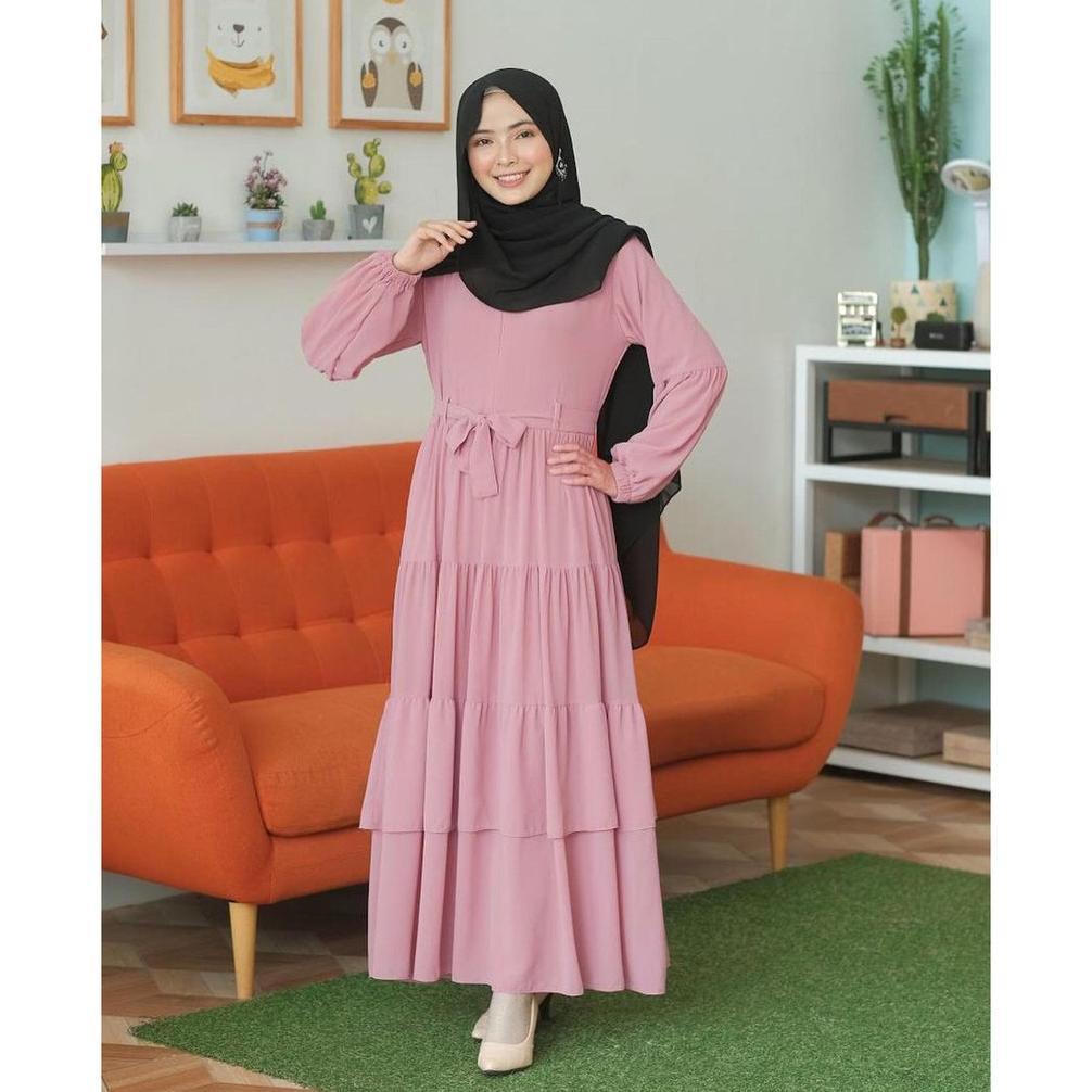 Belani Maxi Gamis Polos Remaja Dress Muslim Wanita Terlaris