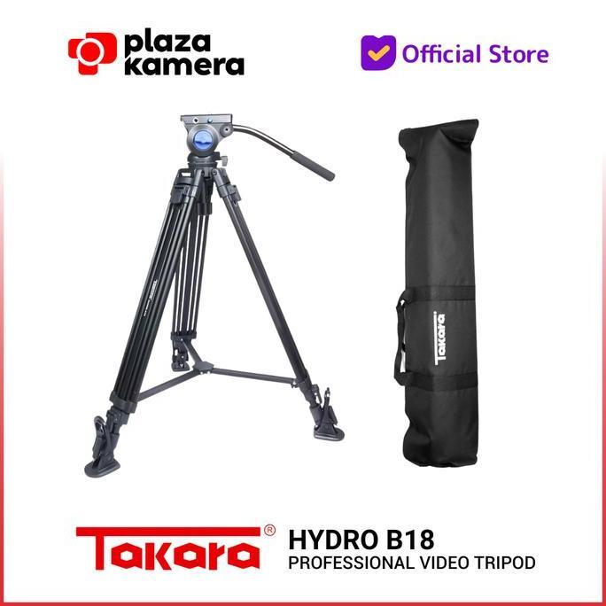 Takara Hydro B-18 Professional Video Tripod with Fluid Head