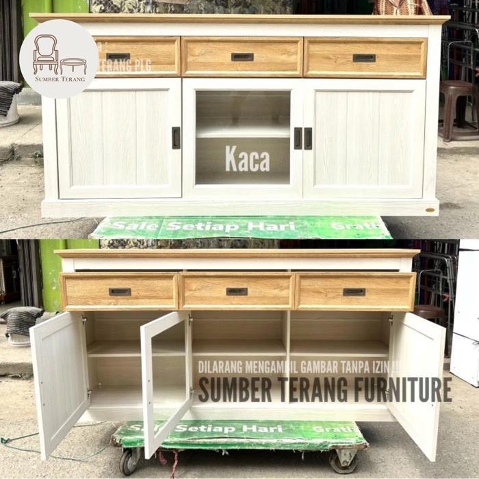 Melody Sideboard Tatiana Credenza Buffet Multifungsi Meja TV Rak TV