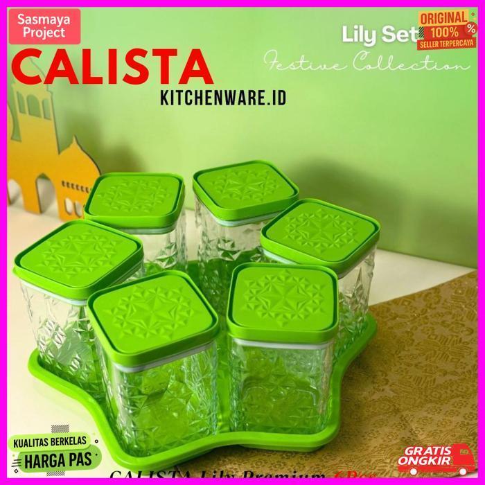 Best Seller [ Calista ] Toples Plastik Aesthetic Calista Lily Toples Kue Kering Lebaran Estetik 1 Se
