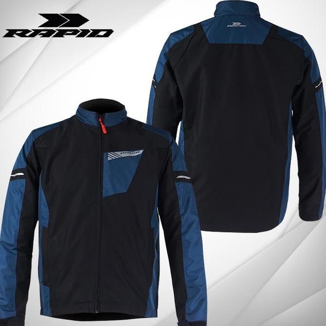 Jaket motor riding RAPID RAPTOR pria parasit premium jacket reflektif