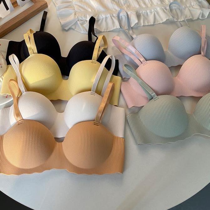 Wkwkwk- Celyne Summer Bra Push Up Model Half Cup Wanita Light Bra Comfort Simple Bh Wanita 9055 Busa