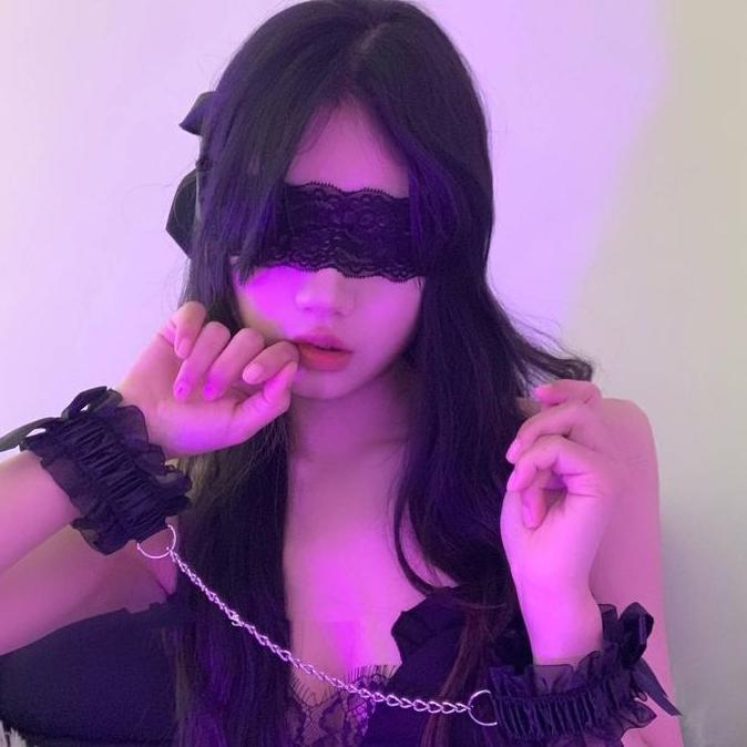 Ch-39 Penutup Mata Eyepatch Gelang Rantai Y2K Wanita Sm Set Lace Eye Cover Patch Borgol Tangan Lenga