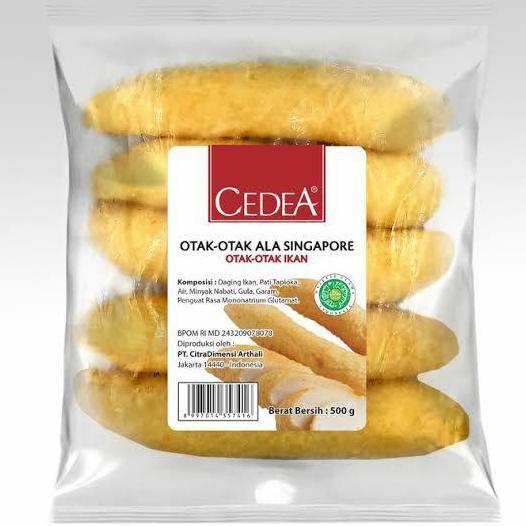 Hijaudaun- Cedea Otak2 Singapore 500Gr/Otak2 Singapore/Otak-Otak Cedea