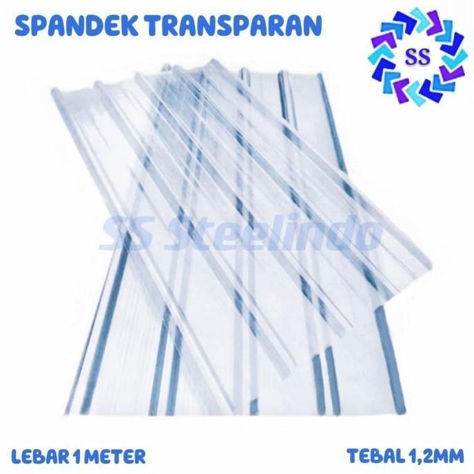 Avastashop - ATAP SPANDEX / SPANDEK CLEAR / BENING / TRANSPARAN 1 MM (3M 4M 5M 6M)