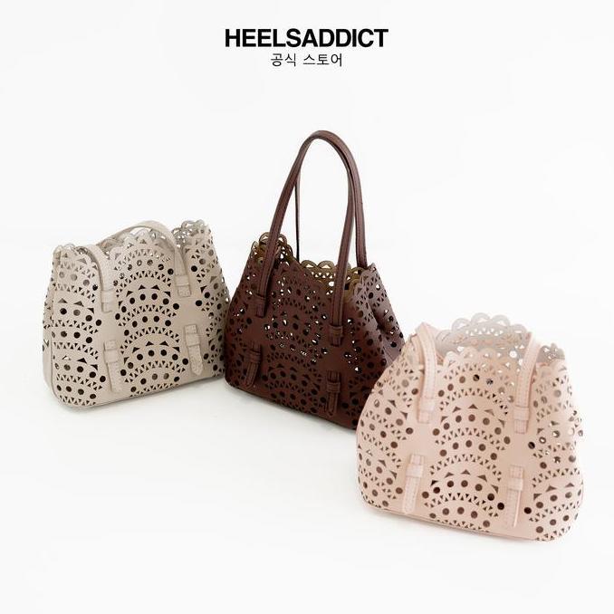 Bags- Heelsaddict Mini Amber Laser Cut Sling Bag