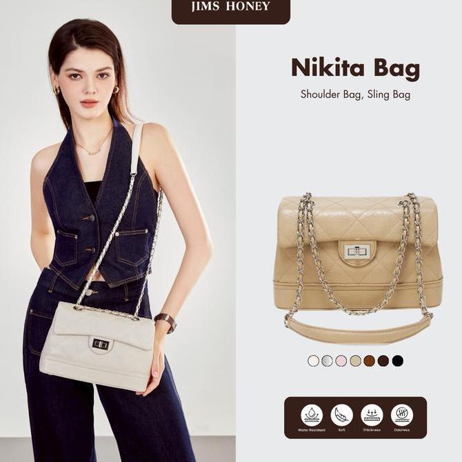 Bags- Jims Honey - Nikita Bag - Tas Selempang Wanita - Vintage Edition Kulit Slingbag