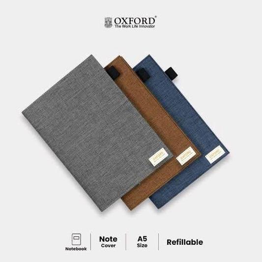 Tulisaja- Oxford Fabric Notebook Cover A4 A5 B5 Slim2 Sampul Jaket Kain Buku Tulis