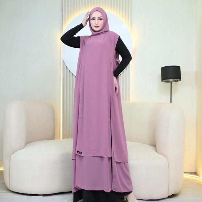 DR296 - JILBAB INSTAN SYAHIRA | JILBAB INSTAN PESTA | HIJAB VIRAL KEKINIAN | JILBAB ROMPI | JILBAB P