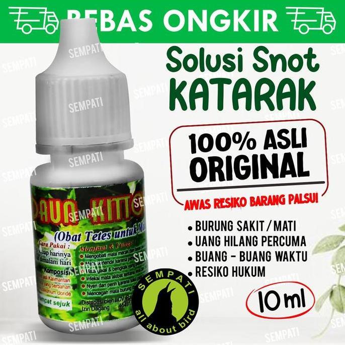 Kicaudor- Daun Kitolot Bmw Obat Tetes Mata Burung Sakit Katarak Berlendir Bengka