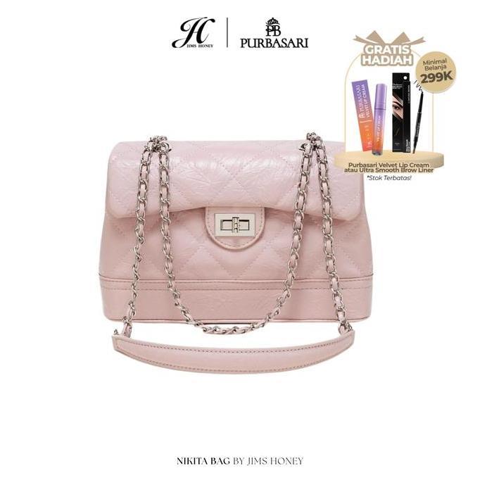 Bags- Jims Honey - Nikita Bag - Tas Selempang Wanita Tali Rantai Sling Bag Kulit - Vintage Collectio