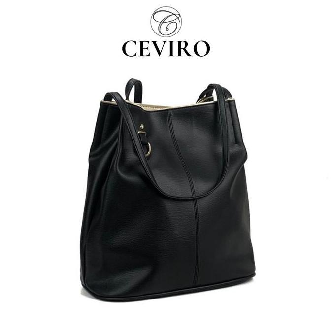 Bags- Ceviro Conity Tote Bag Camel
