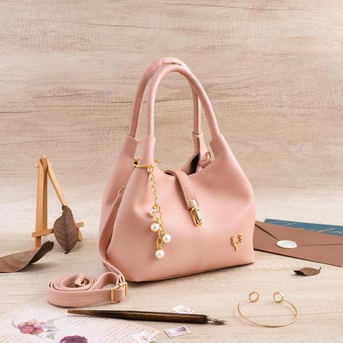 Bags- Tas Selempang Wanita Caroline Tas Cewe Kekinian 2025 Slingbag Elegan Cocok Buat Kondangan Pest