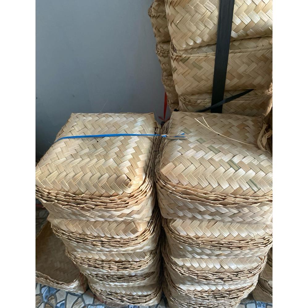 Besek Bambu 20X20 Besek Nasi Dll