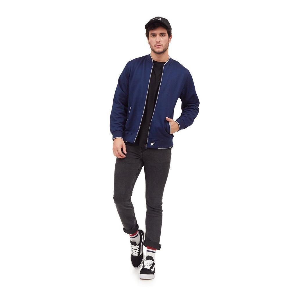 LIMITED d&f CVC Jaket pria bomber - Navy
