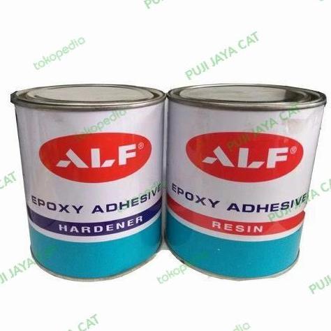 Murah Lem Epoxy Alf Alfaglos 1Set (1Kg) Resin + Hardener
