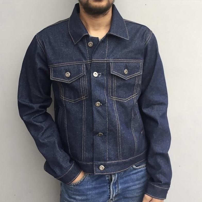 NEW SIMISSTY DENIM. jaket denim Trucker TYPE 1. Type 2 . raw denim