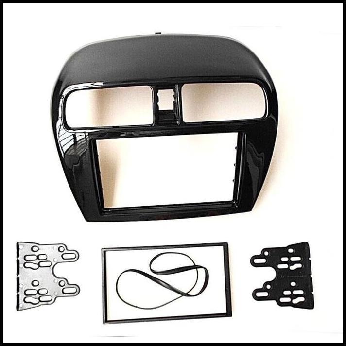 TERLARIS FRAME 7 INCH MITSUBISHI MIRAGE 2012 PANEL HEAD UNIT 