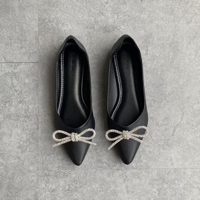 MURAH LEBAY Felfeth - Flatshoes Wanita Elegan| Pansus Kerja Kekinian| Flat Shoes Kuliah| Sepatu Bale