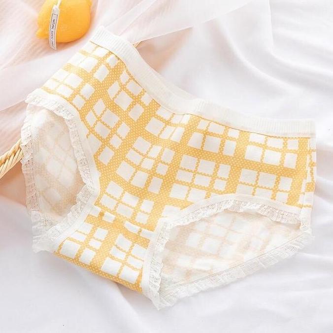 Nyaman- 6Pcs Cd Wanita Motif Full Katun - Dalaman Wanita Kekinian 2023 - Cd Wanita Nyaman Busa Dewas