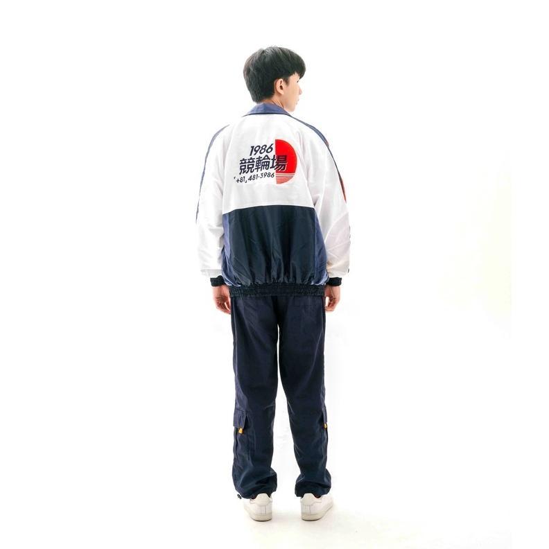 MURAH CLUB of 1986 Yahiko Original Sporty Colorblock Vintage Windbreaker Jacket