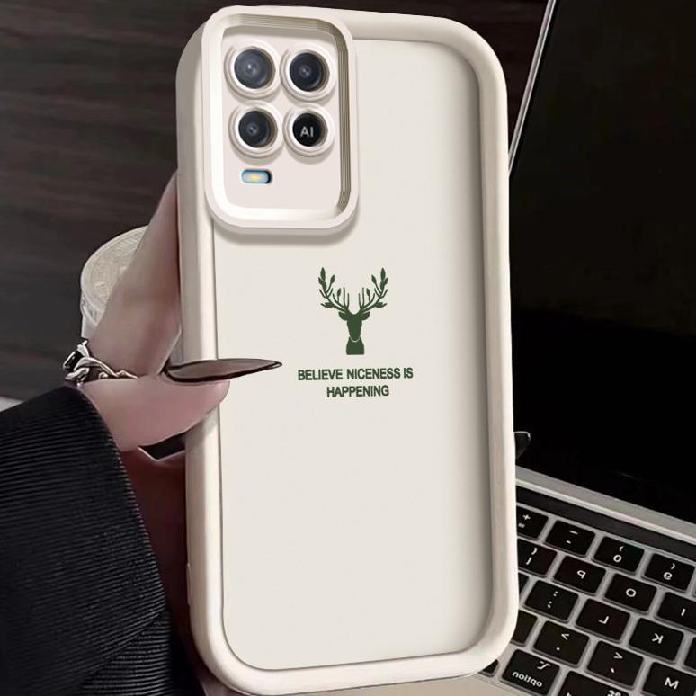 CUCI GUDANG Casing Hp OPPO A54 Case Casing HP ponsel pola rusa trendi baru Softcase pelindung siliko