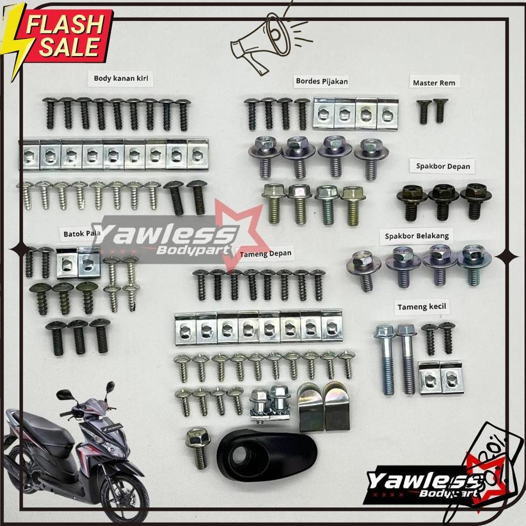 Baut Vario Techno 110 Full Set / Baut Body Vario 110 Techno Gratis Ongkir