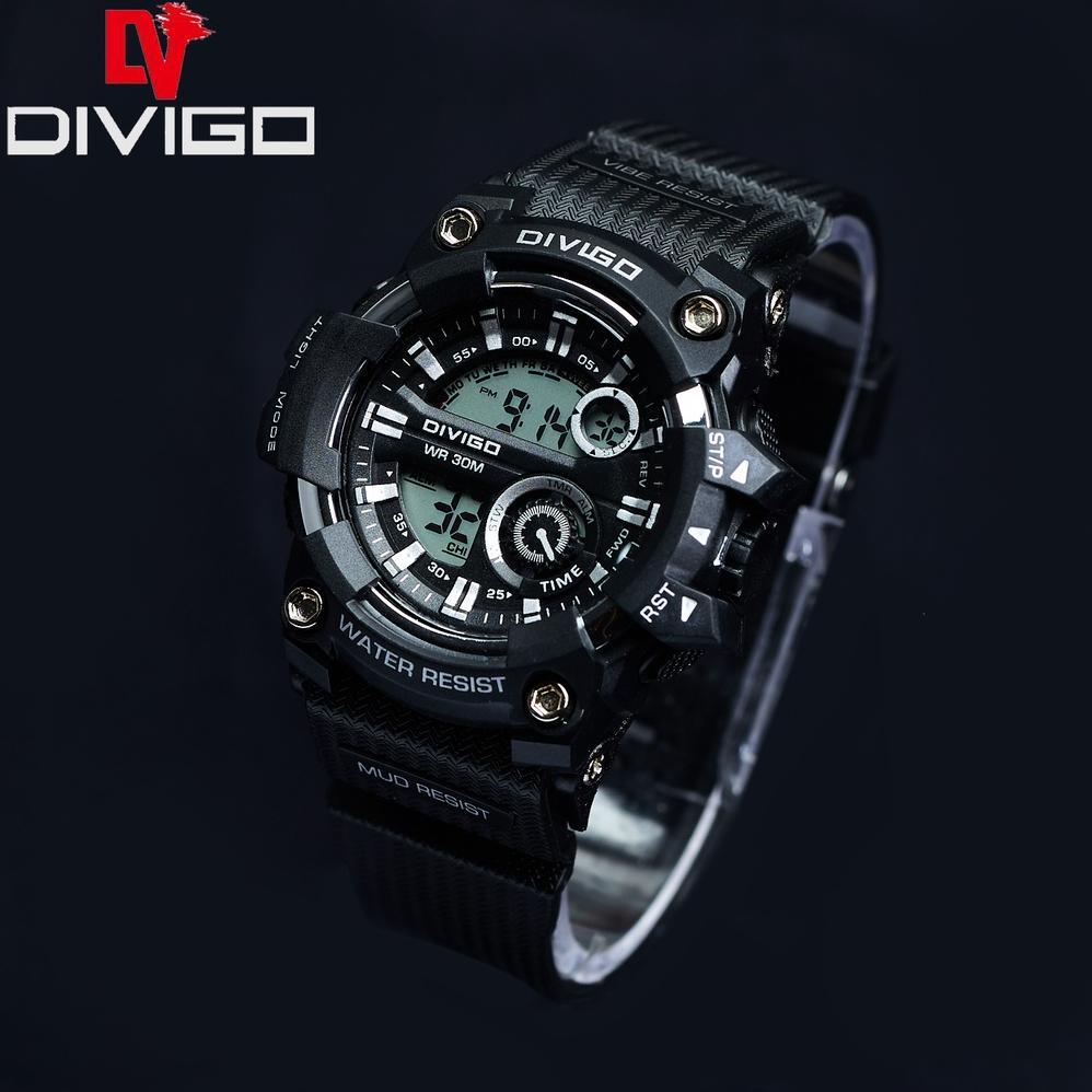 Jam Tangan Wanita Digital Divigo Warna Dv-6817 Original Water Resistant
