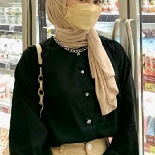 Kalung Rantai/Kalung Rantai Hip Hop/Kalung Rantai Choker/Kalung Rantai Hijab Style/Asesoris Wanita