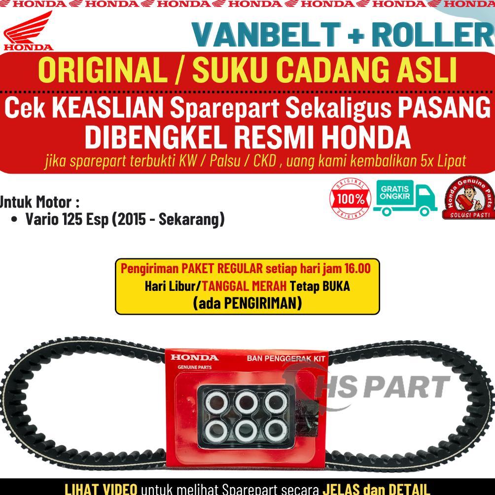 Vbelt Vanbelt Vario 125 Original Honda , Vanbelt Vario 125 Led Original AHM , Vanbelt Vario 150 Orig