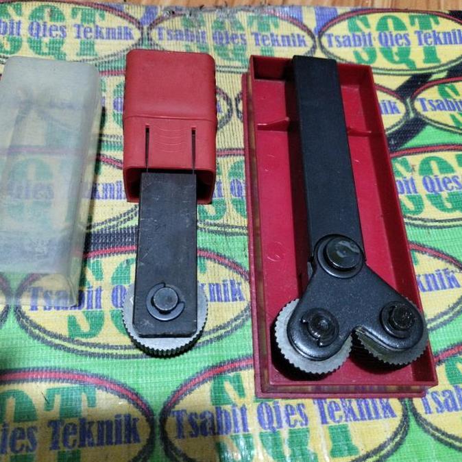 Sale Paket 2Pcs Knurling 1,5Mm Kartel Bubut Lurus & Semu Silang 1 Dan 2 Roda