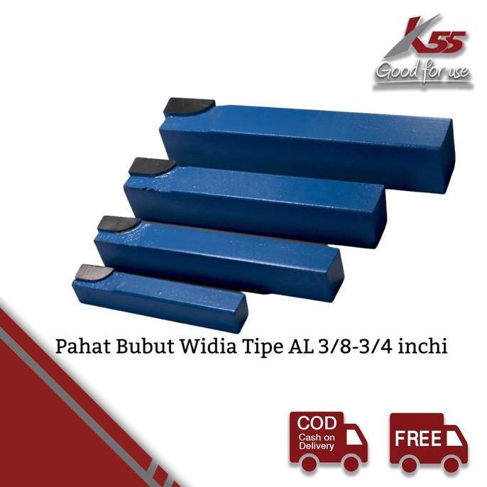 Murah K55 Pahat Bubut Pisau Bubut Widia Holder Type Al 3/4"Hx3/4"Wx4-1/2"L