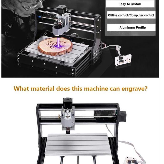 Murah Cnc Router 3018 Pro Grbl Mesin Mini Cnc Engraving Laser Multi Material
