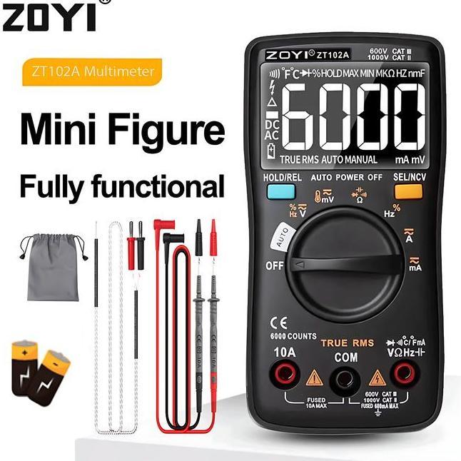 Zoyi Zt102A Upgrade Auto Multimeter Dital Avometer Multitester