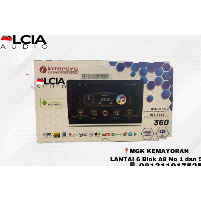 Termurah Headunit Android 9" Intersys Idt-9155 Cp