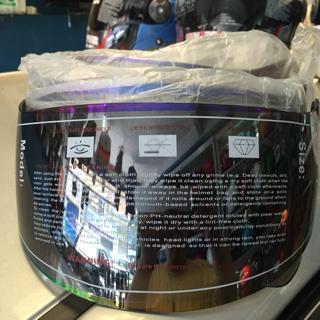 Visor Kaca Ink Gp Racer - Iridium Rainbow Pelangi Original Dan Terpercaya