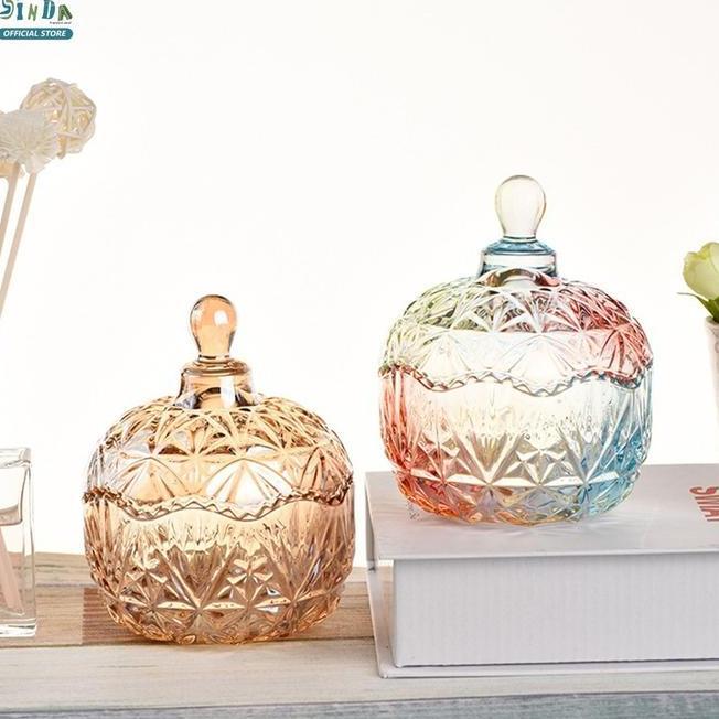 Sinda Toples Kaca Crystal Lebaran Souvenir Sna Jar