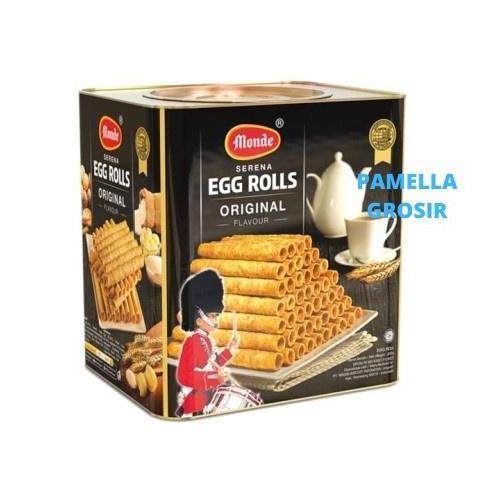 Monde Serena Egg Roll Original 600 Gr Jajanan Camilan Snack Khas Lebaran Ramadhan Murah Promo Lebara
