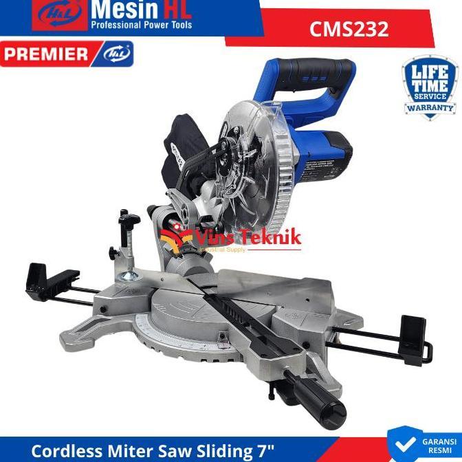 H&L HL CMS-232 Cordless Brushless Miter Saw 18V Miter Saw 7" HL PREMIER CMS232
