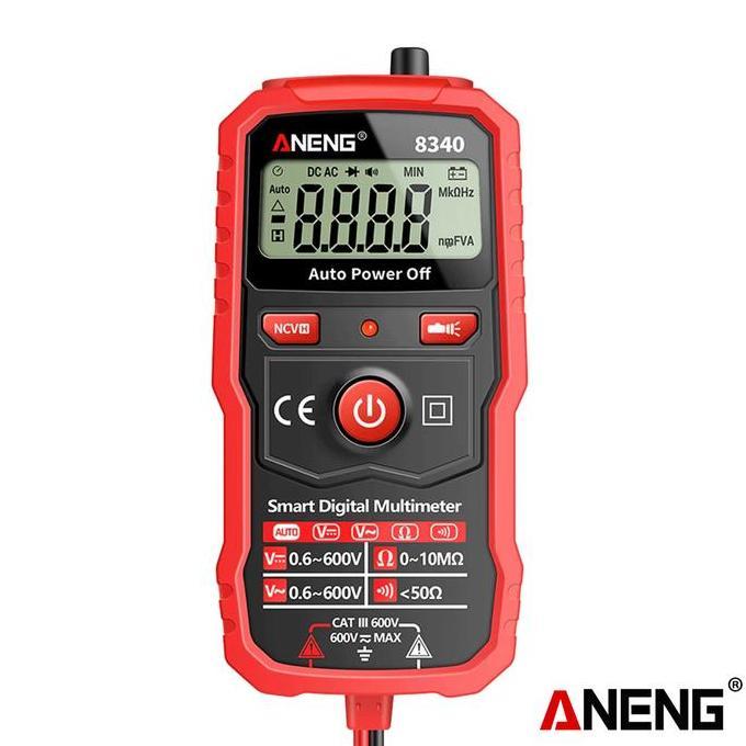 Aneng 8340 Multimeter Digital Voltmeter Ohm Meter 1999 Counts