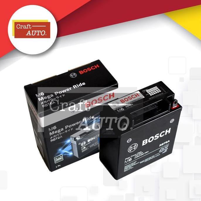 Aki Motor Mio Sporty, Mio Smile, Mio Karbu, Supra Lama Bosch Rbt-6A