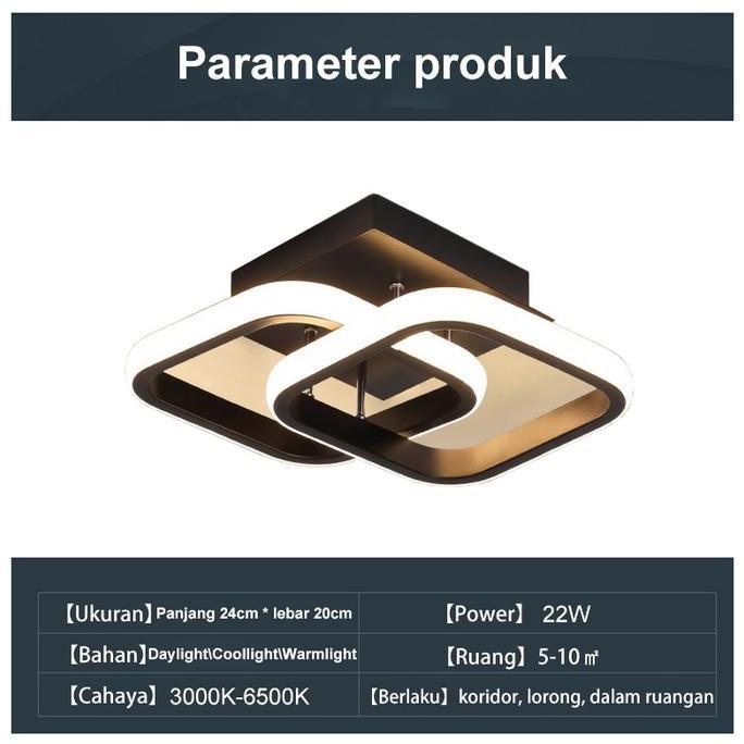 Murah Gl 3 Colors Lampu Plafon Led Ceiling Light Lampu Hias Rumah Ruang Tamu/Kamar Tudur/Teras/Loron