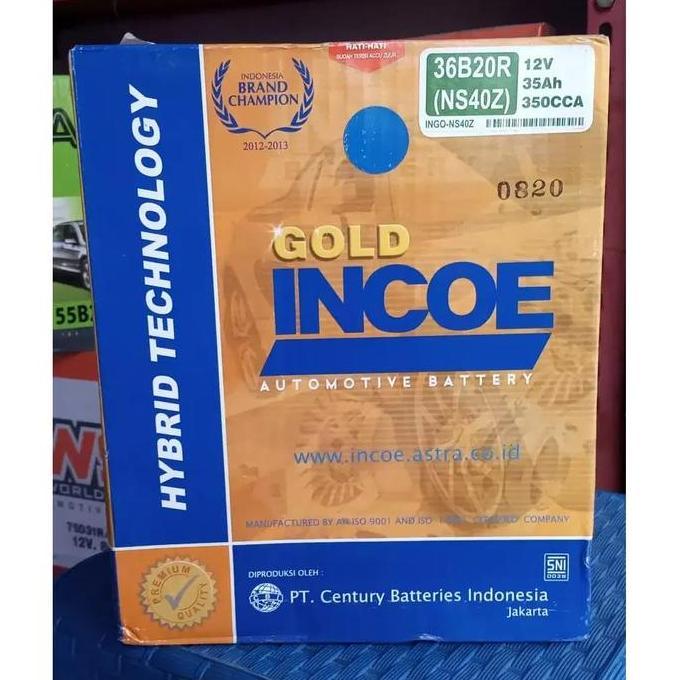 Promo Accu / Aki Incoe Gold NS40Z Diskon