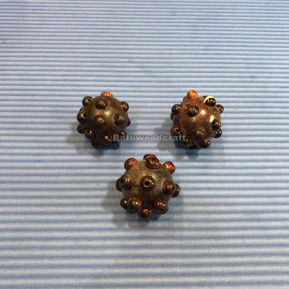 Alat Pijat Refleksi Terapi Kayu Bulat Remas Tangan Gradeori